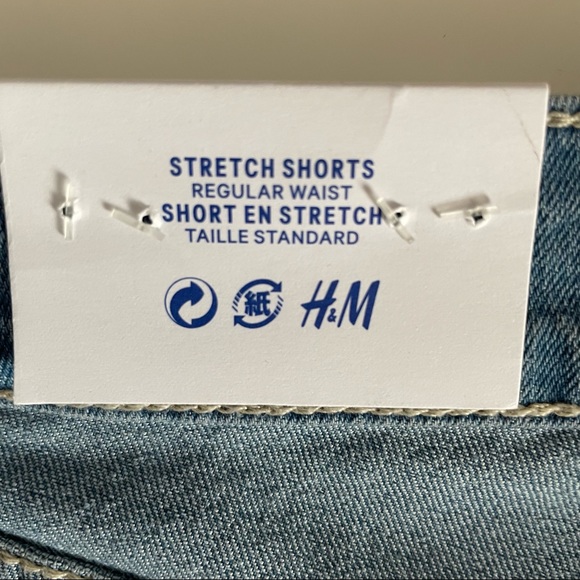 H&M stretch denim short shorts - Picture 6 of 10